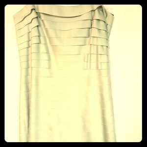 Carmen Marc Valvo NWT celery green bandage dress